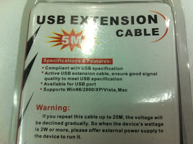 Alfa AUSBC-5M Active USB Cable